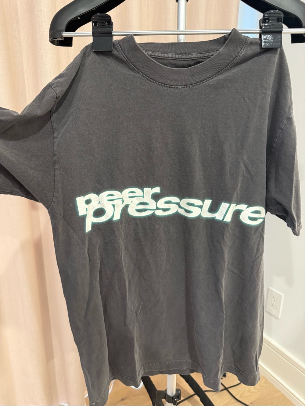 Black 'peer pressure' DRAKE concert Graphic Tee from concert in Montreal